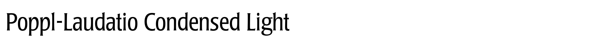 Poppl-Laudatio Condensed Light image